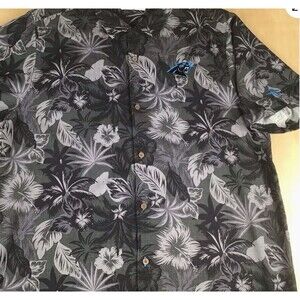 Carolina Panthers Tommy Bahama Mens XL Short Sleeve Button Up Hawaiian Shirt NWT